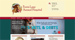 Desktop Screenshot of ferrislaneanimalhospital.com